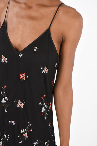 embroidered floral maxi sun dress