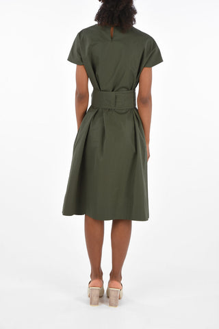 midi dress with belt