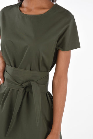 midi dress with belt