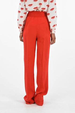pantalone palazzo con coulisse in vita
