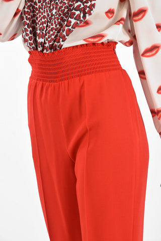 pantalone palazzo con coulisse in vita
