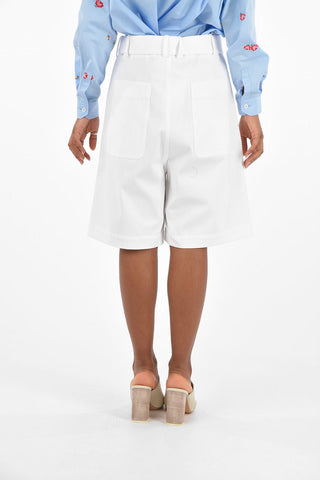 Shorts a vita alta con cintura