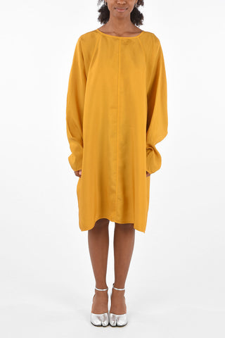 satin knee lenght caftan