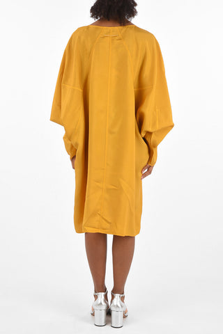 satin knee lenght caftan