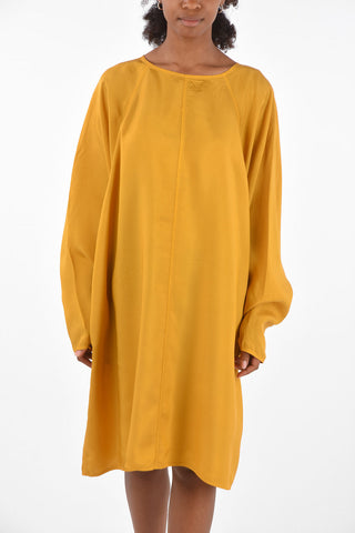 satin knee lenght caftan