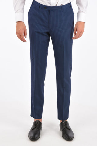 pinstriped ACADEMY side vents notch lapel 2-button suit drop 7R