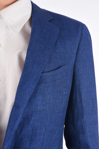 flax SARTORIA side vents notch lapel 3-button blazer