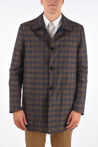 CC COLLECTION Flax GHIBLI SOFT Reversible balmacaan coat