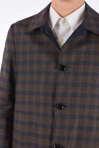 CC COLLECTION Flax GHIBLI SOFT Reversible balmacaan coat