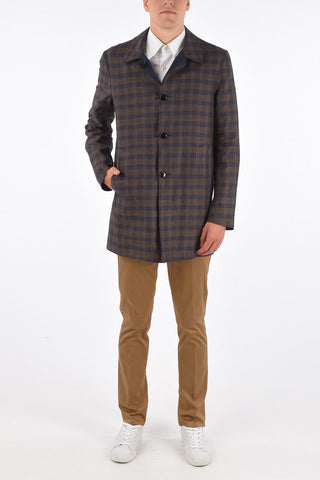 CC COLLECTION Flax GHIBLI SOFT Reversible balmacaan coat