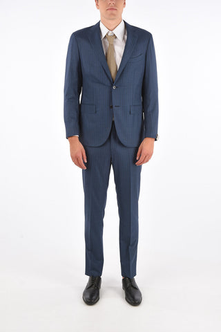virgin wool SARTORIA side vents notch lapel 2-button suit drop 7R
