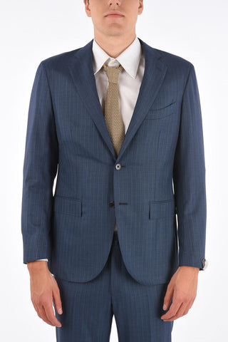 virgin wool SARTORIA side vents notch lapel 2-button suit drop 7R