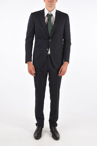 virgin wool ACADEMY side vents notch lapel 2-button suit drop 8R