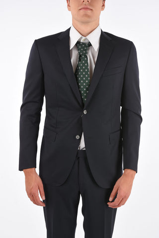 virgin wool ACADEMY side vents notch lapel 2-button suit drop 8R