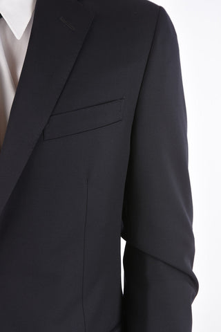 virgin wool ACADEMY side vents notch lapel 2-button suit drop 8R