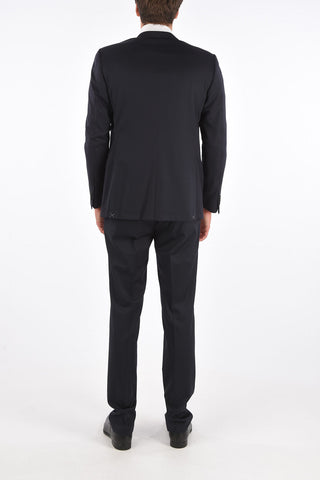 virgin wool ACADEMY side vents notch lapel 2-button suit drop 8R