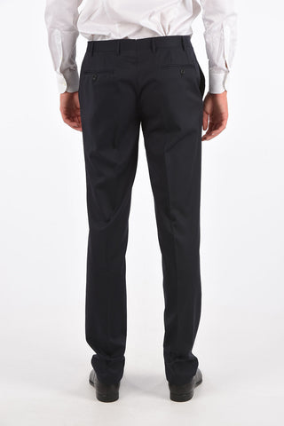 virgin wool ACADEMY side vents notch lapel 2-button suit drop 8R