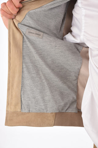 ID Suede Leather DE 1927 outerwear with hood