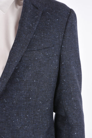 silk and cashmere GATE center vent notch lapel 2-button blazer drop 7R