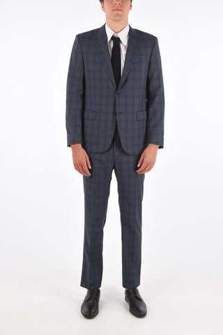 CC COLLECTION virgin wool RIGHT side vents notch lapel 2-button suit drop 6R