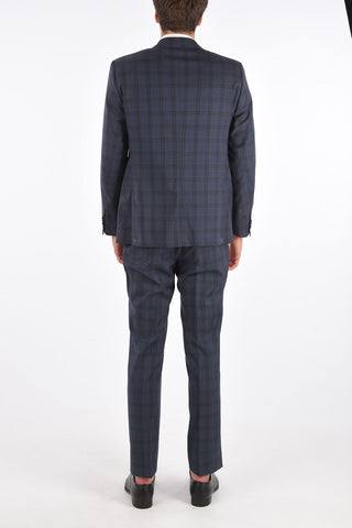 CC COLLECTION virgin wool RIGHT side vents notch lapel 2-button suit drop 6R