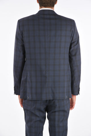 CC COLLECTION virgin wool RIGHT side vents notch lapel 2-button suit drop 6R