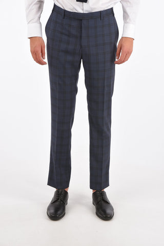 CC COLLECTION virgin wool RIGHT side vents notch lapel 2-button suit drop 6R