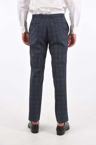 CC COLLECTION virgin wool RIGHT side vents notch lapel 2-button suit drop 6R