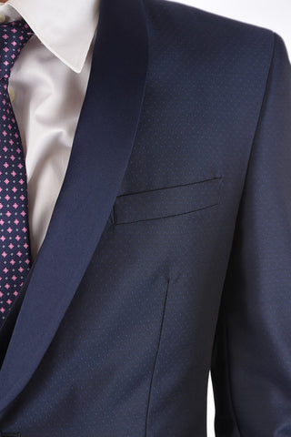 CC COLLECTION side vents shawl lapel 3 piece waistcoat CERIM.RESET suit drop 8R