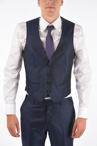 CC COLLECTION side vents shawl lapel 3 piece waistcoat CERIM.RESET suit drop 8R