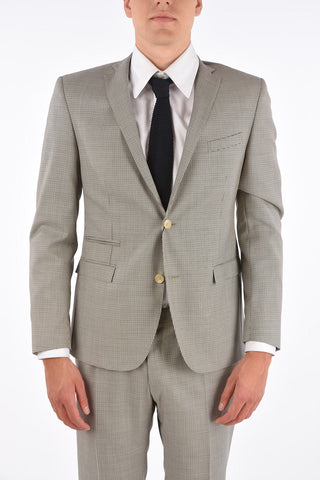 CC COLLECTION houndstooth virgin wool RESET 2-button suit drop 8R