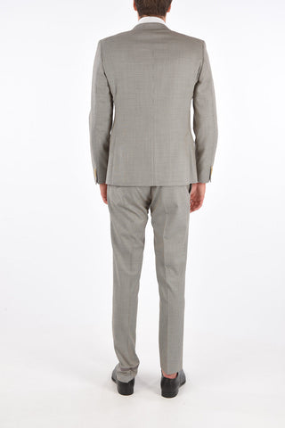 CC COLLECTION houndstooth virgin wool RESET 2-button suit drop 8R