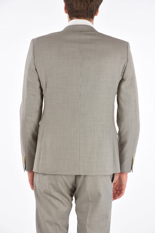 CC COLLECTION houndstooth virgin wool RESET 2-button suit drop 8R