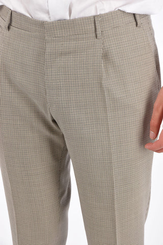 CC COLLECTION houndstooth virgin wool RESET 2-button suit drop 8R