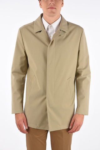 ID cappotto balmacaan IDENTITY con abbottonatura nascosta