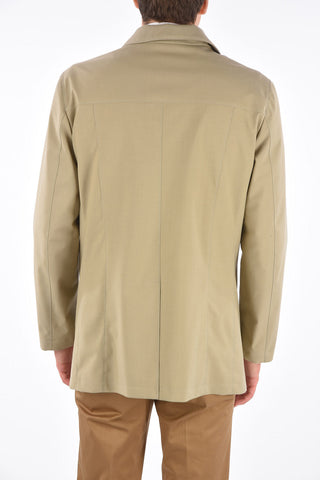 ID cappotto balmacaan IDENTITY con abbottonatura nascosta