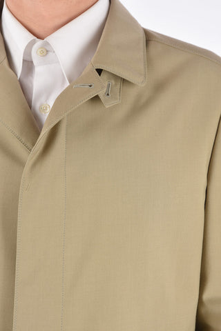 ID cappotto balmacaan IDENTITY con abbottonatura nascosta