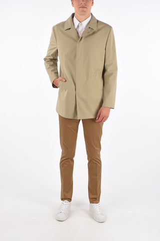 ID cappotto balmacaan IDENTITY con abbottonatura nascosta