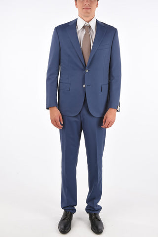virgin wool LEADER SOFT side vents notch lapel 2-button suit drop 7R