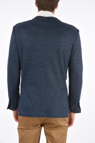 ID side vents notch lapel 2-button blazer drop 7R