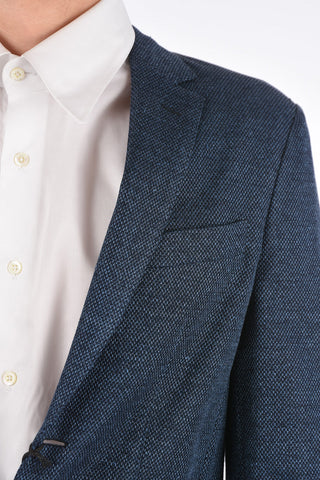 ID side vents notch lapel 2-button blazer drop 7R