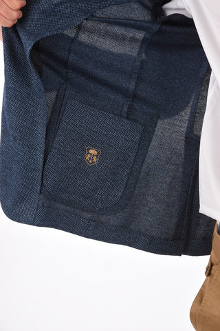 ID side vents notch lapel 2-button blazer drop 7R