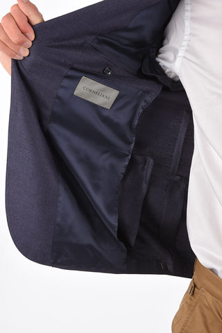 silk and virgin wool GATE 2-button blazer