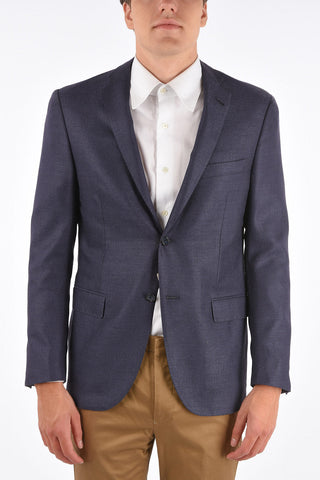 silk and virgin wool GATE 2-button blazer