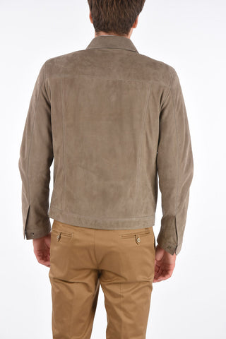 ID suede leather blouson