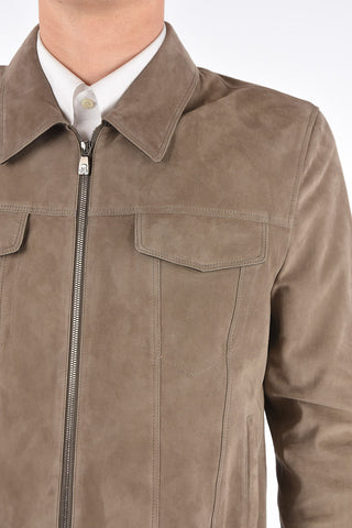 ID suede leather blouson