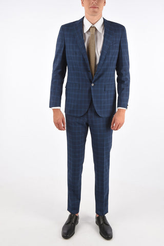 check SARTORIA side vents notch lapel 2-button suit drop 7R