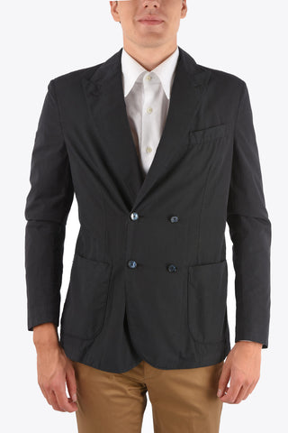 CC COLLECTION side vents peak lapel double-breasted blazer drop 8R