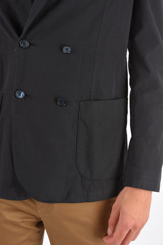 CC COLLECTION side vents peak lapel double-breasted blazer drop 8R