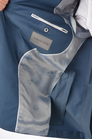 virgin wool LEADER SOFT side vents notch lapel 2-button suit